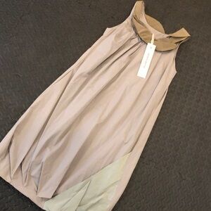 Antonio Marras gorgeous tan / brown tank balloon dress. New with tags!